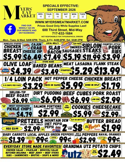 Myers' Meat Market Weekly Ad