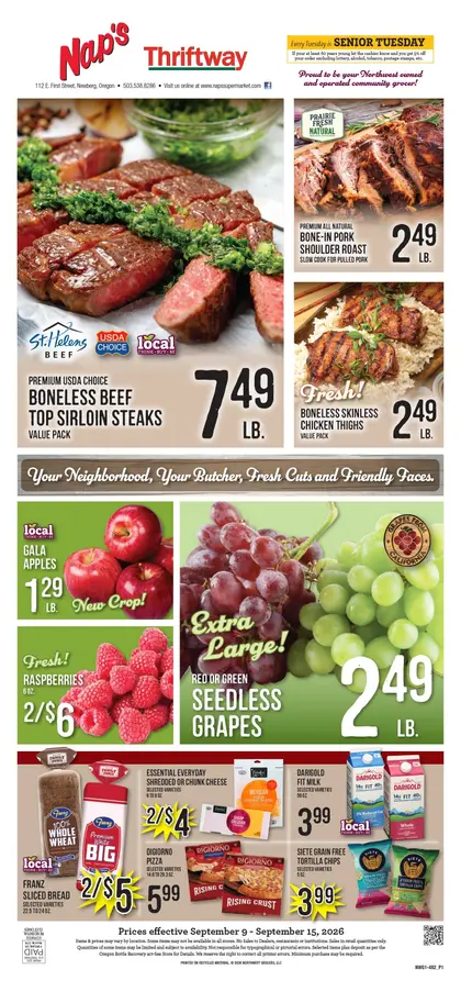 Nap's Thriftway Weekly Ad