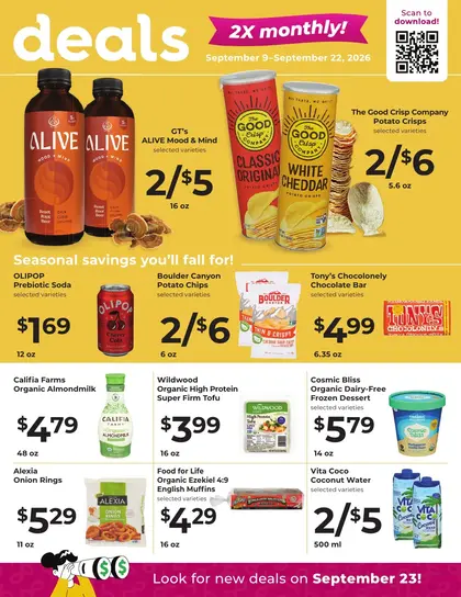 Natural Health Organic Foods Weekly Ad