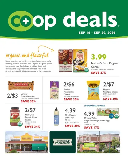 Community Food Co-op - Bellingham Co+op Deals Weekly Ad