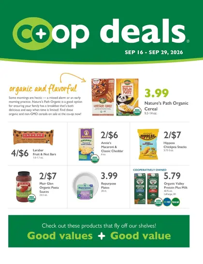 Outpost Natural Foods Co-op Co+op Deals Weekly Ad