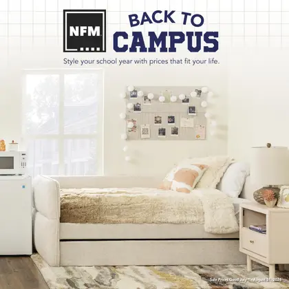 Nebraska Furniture Mart Back to Campus Catalog Weekly Ad