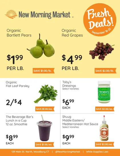 New Morning Market Monthly Sales Weekly Ad