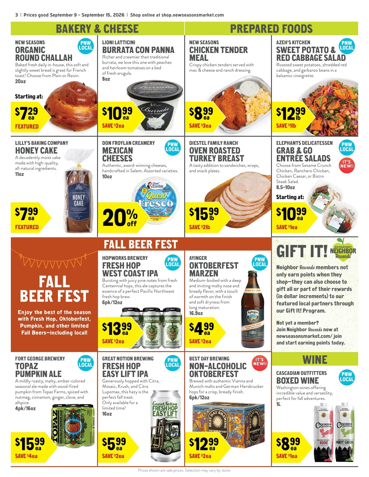New Seasons Market weekly ad page 3