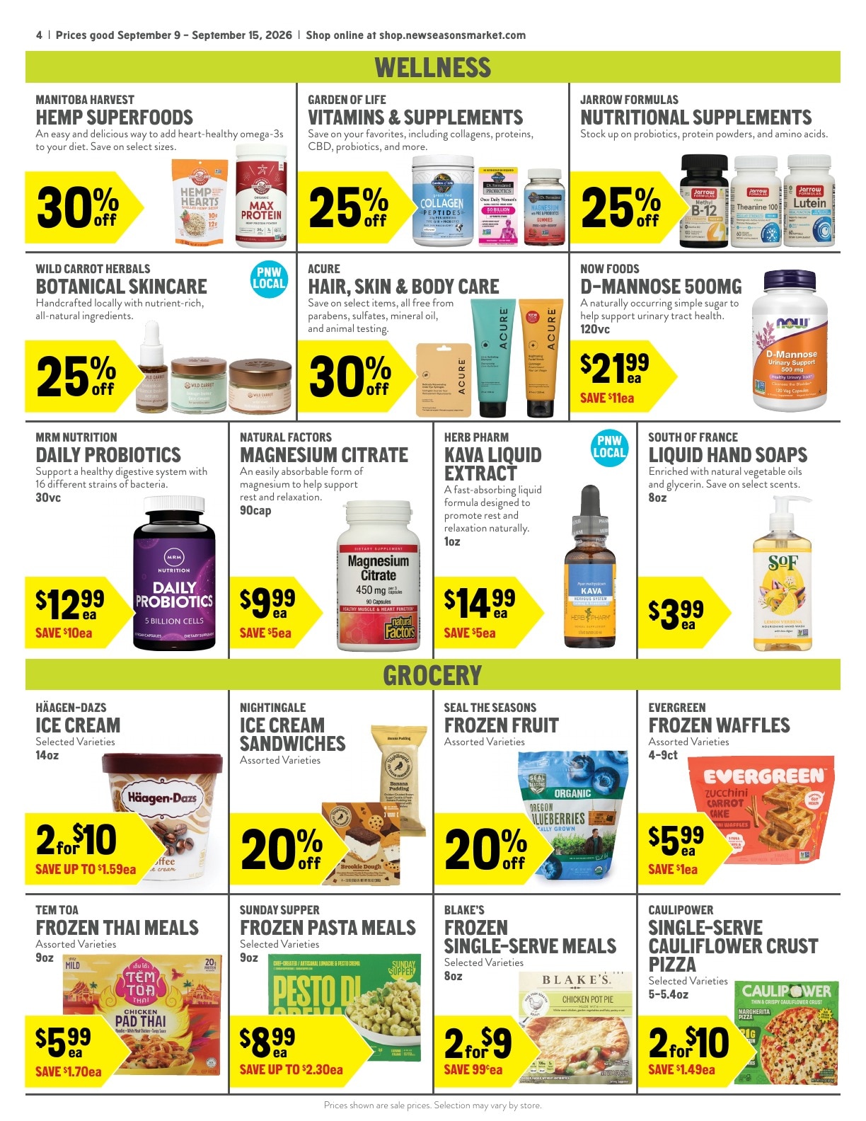 New Seasons Market weekly ad page 4