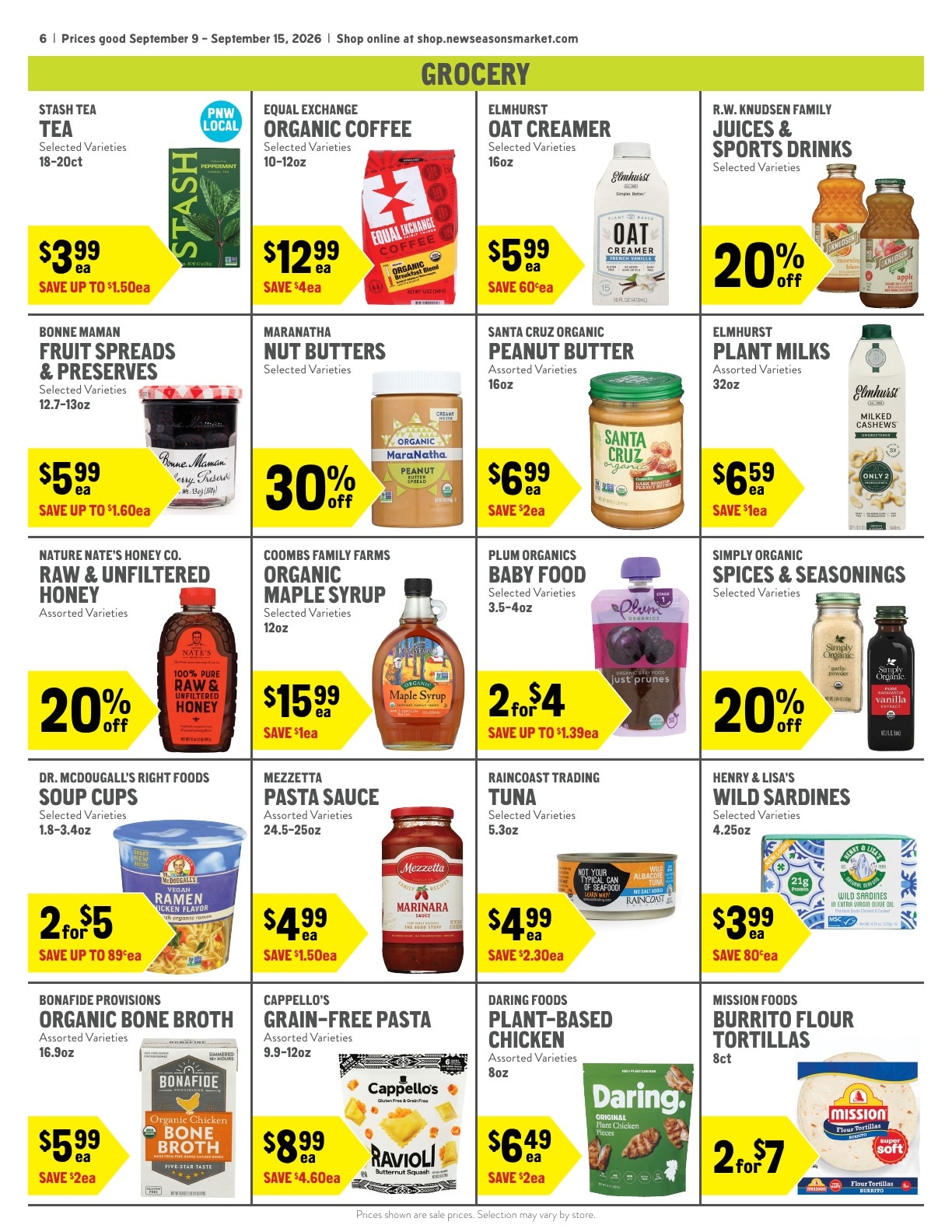 New Seasons Market weekly ad page 6
