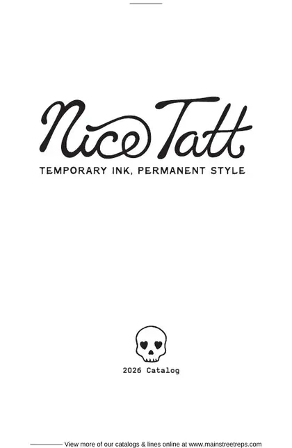 Nice Tatt Temporary Tattoos Catalog Weekly Ad