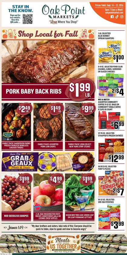 Oak Point Fresh Market Weekly Ad