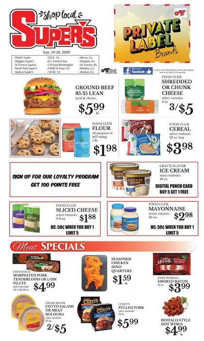 Odell's Super's Weekly Ad