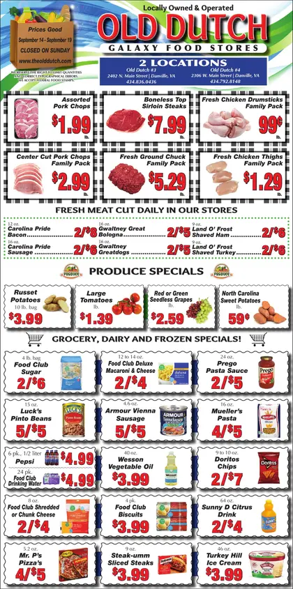 Old Dutch Supermarket Weekly Ad