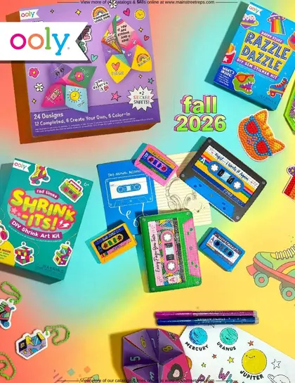 OOLY Fall Art Supplies Catalog Weekly Ad