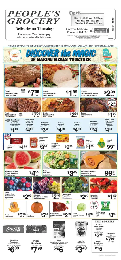 People's Grocery Discover the Magic of Making Meals Together! Weekly Ad