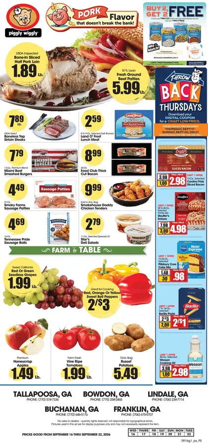 Piggly Wiggly GA Weekly Ad
