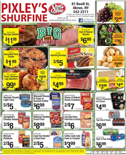 Pixley's Shurfine Food Mart Weekly Ad