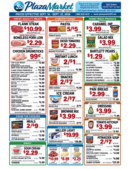 Plaza Market Eatonville Weekly Ad