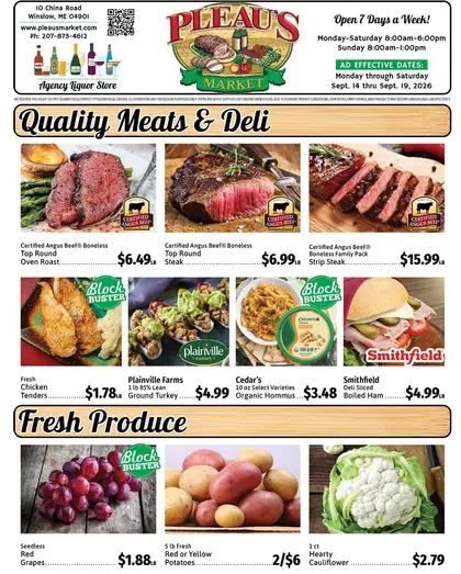 Pleau's Market Weekly Ad