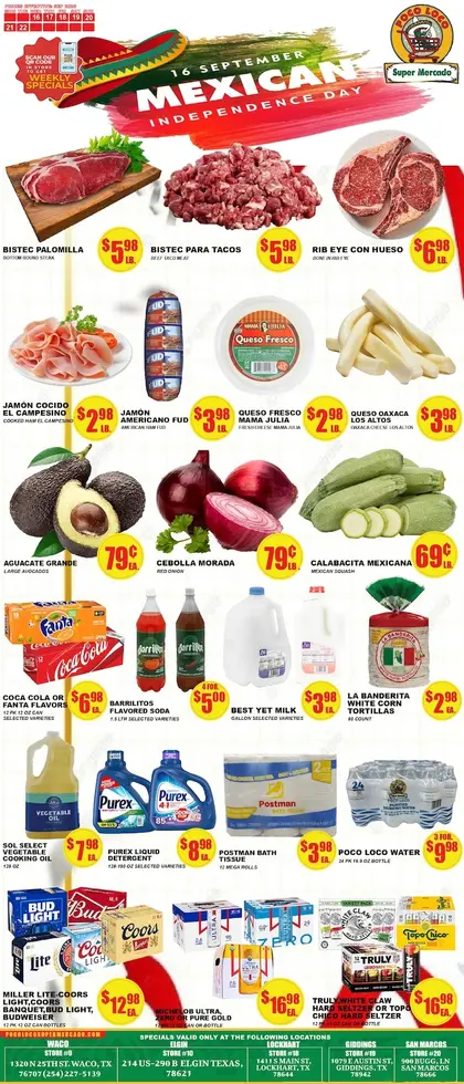 Poco Loco Supermercado Weekly Ad