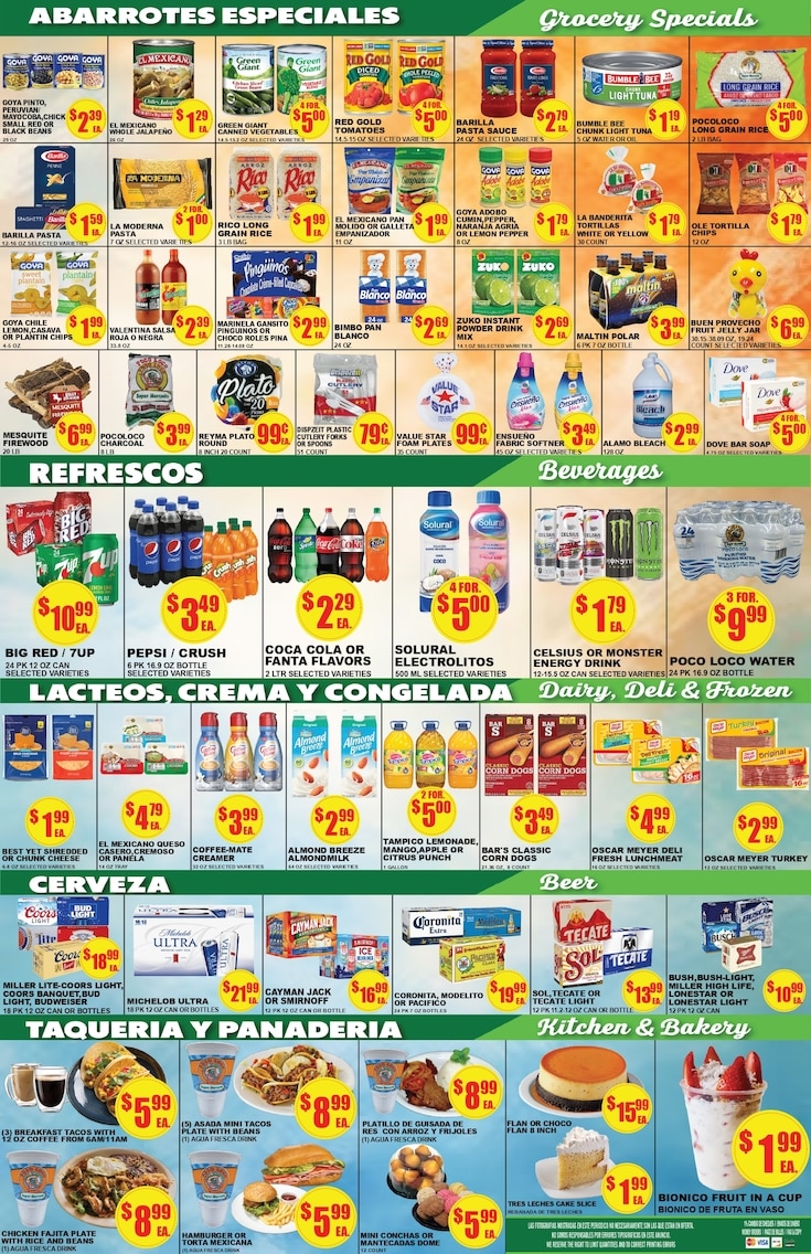 Poco Loco Supermercado weekly ad page 2