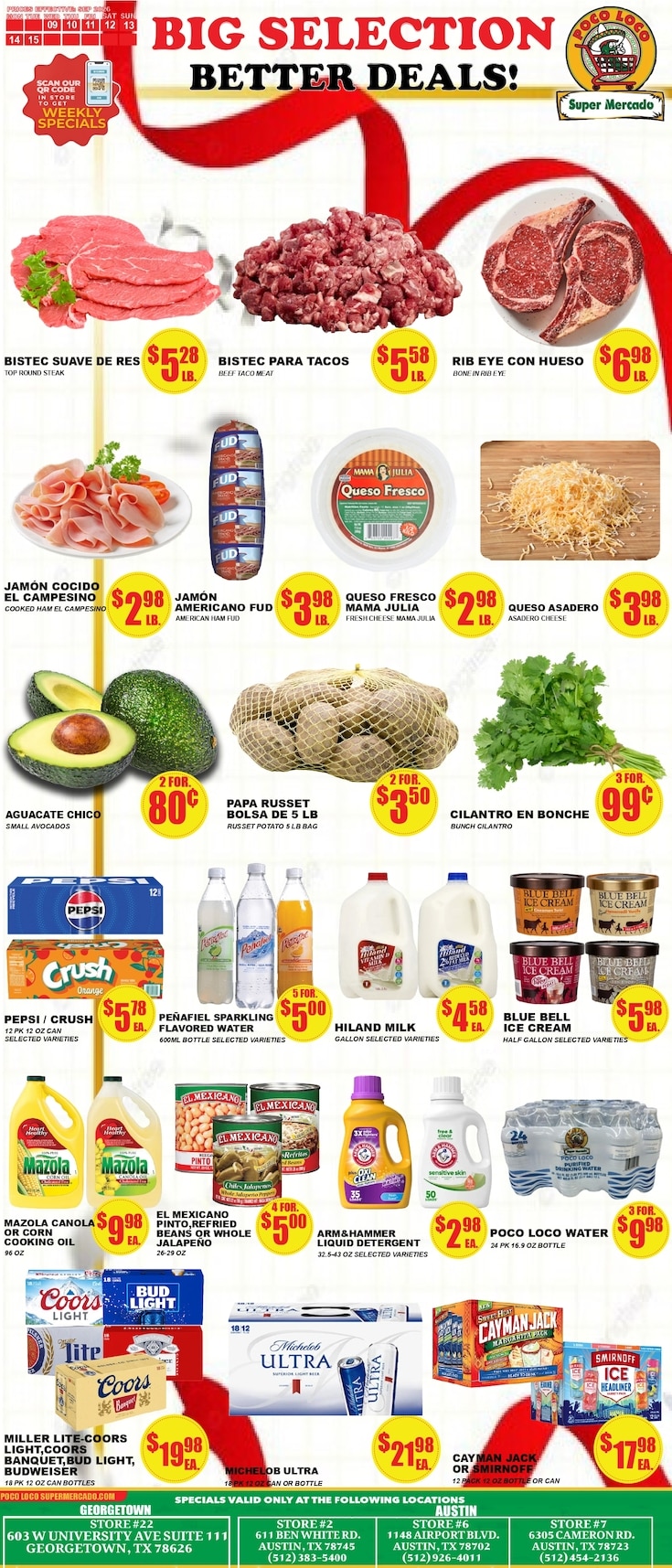 Poco Loco Supermercado weekly ad page 1