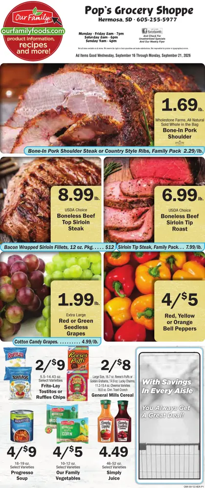 Pop's Grocery Shoppe Weekly Ad