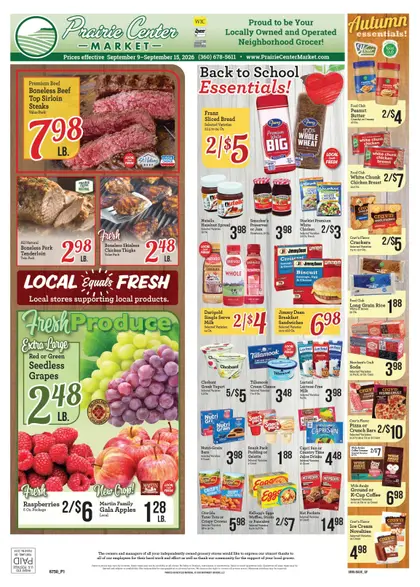Prairie Center Red Apple Weekly Ad
