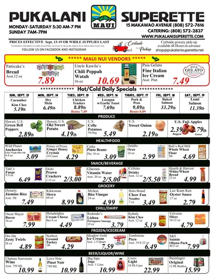 Pukalani Superette Weekly Ad