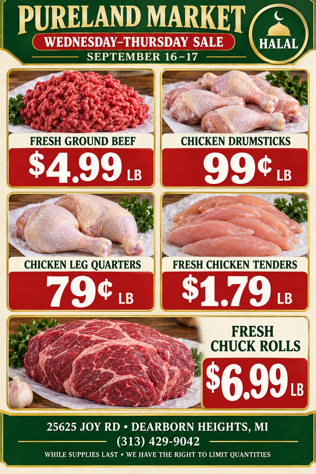 Pureland Supermarket weekly ad page 1