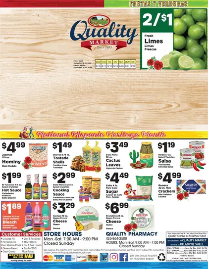 Quality Market Hispanic Weekly Ad