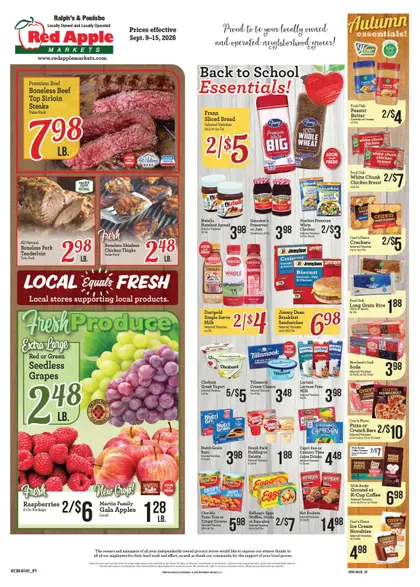 Ralph's and Poulsbo Red Apple Markets Weekly Ad