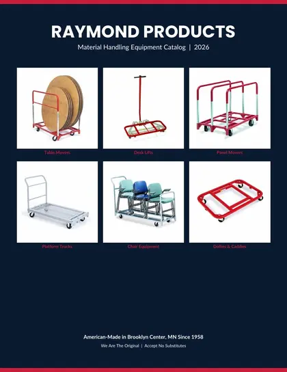 Raymond Products Material Handling Equipment Catalog Weekly Ad