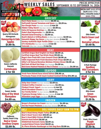 Rego's Neighborhood Market Weekly Ad