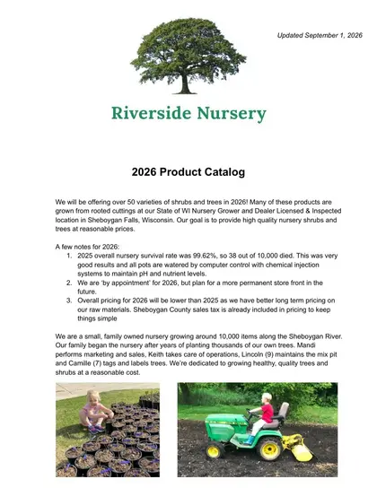 Riverside Nursery Garden Catalog Weekly Ad