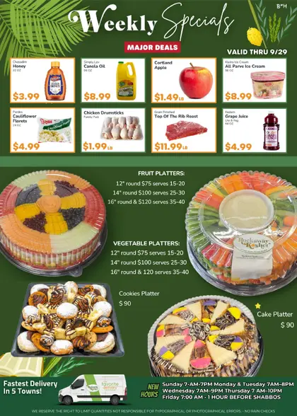 Rockaway Kosher Weekly Ad