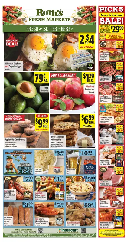 Roth's Fresh Markets Weekly Ad