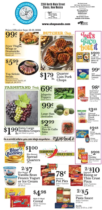 S&S Supermarket Weekly Ad
