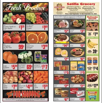 Satilla Grocery Weekly Ad