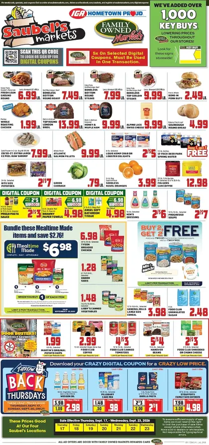 Saubel's Markets Weekly Ad