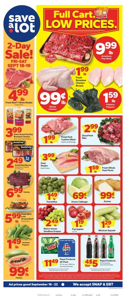Save a Lot Food Stores Weekly Ad