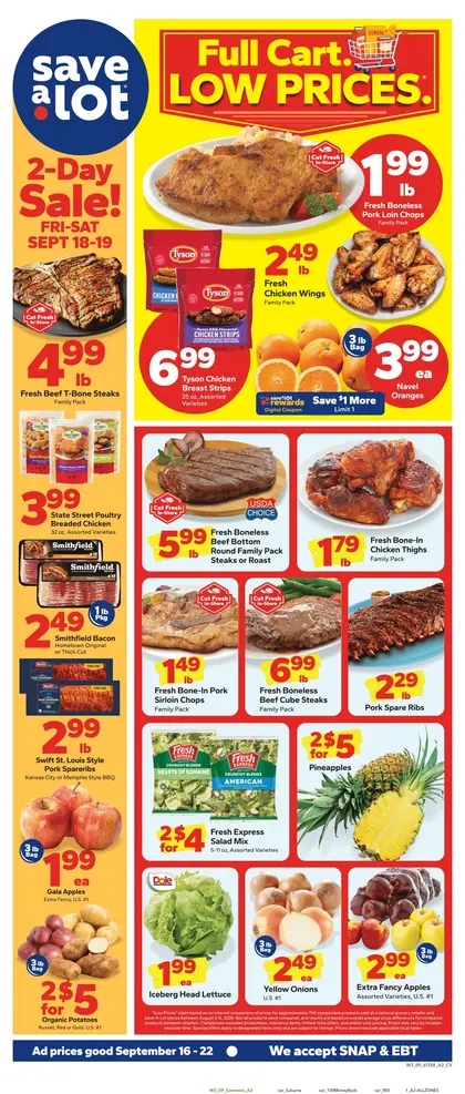 Save a Lot Food Stores Weekly Ad