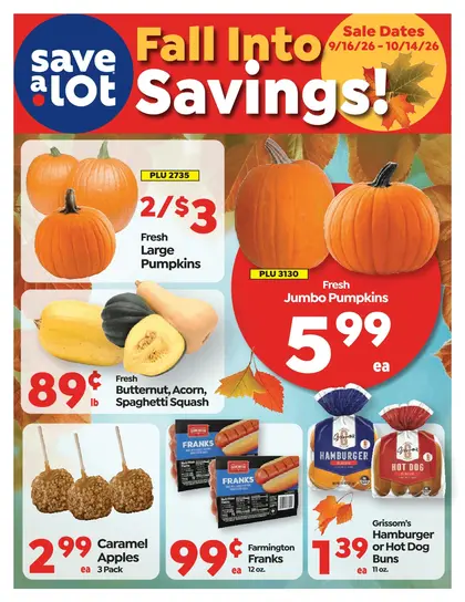 Save a Lot Food Stores Special Promotion