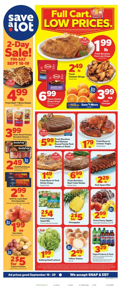 Save a Lot Food Stores Weekly Ad