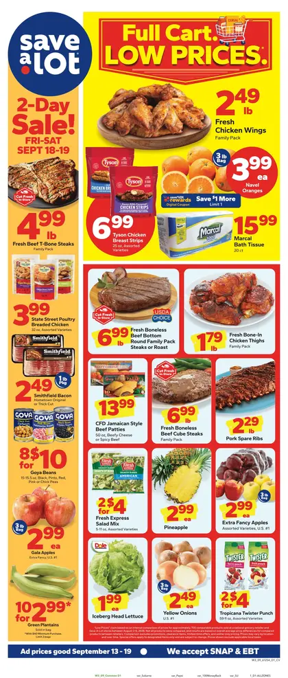 Save a Lot Food Stores Weekly Ad