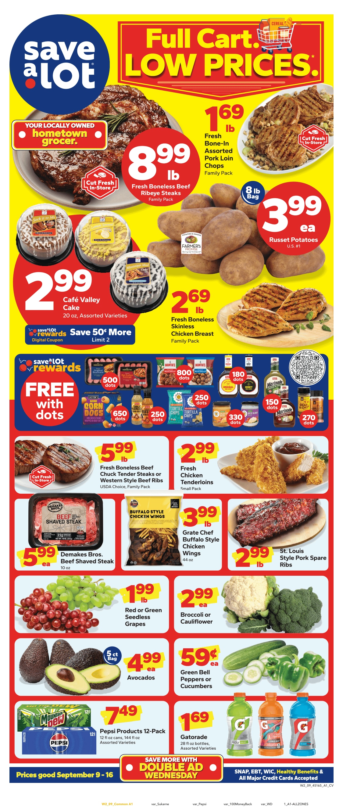 Save a Lot Food Stores weekly ad page 1