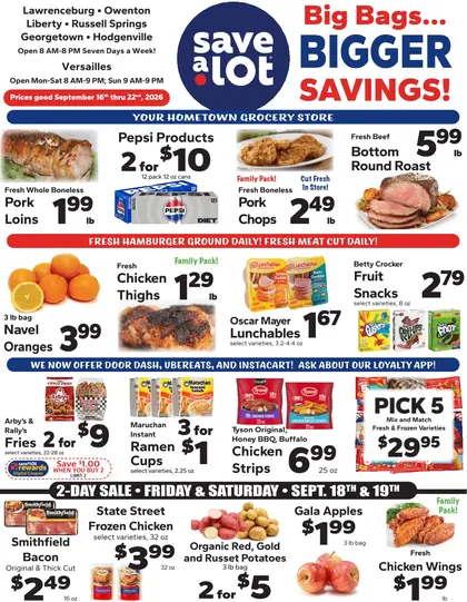 Save a Lot Food Stores Weekly Ad