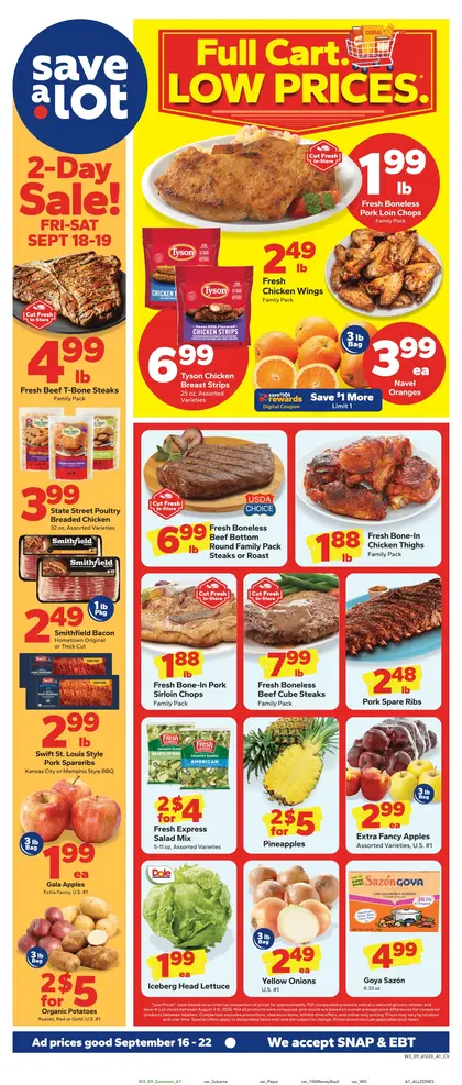 Save a Lot Food Stores Weekly Ad