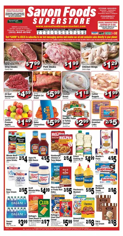 Savon Foods Weekly Ad