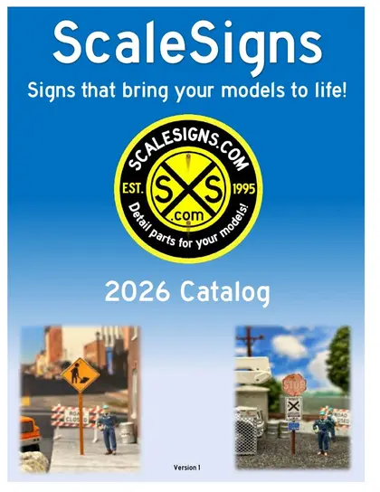 ScaleSigns HO Scale Signs Catalog Weekly Ad