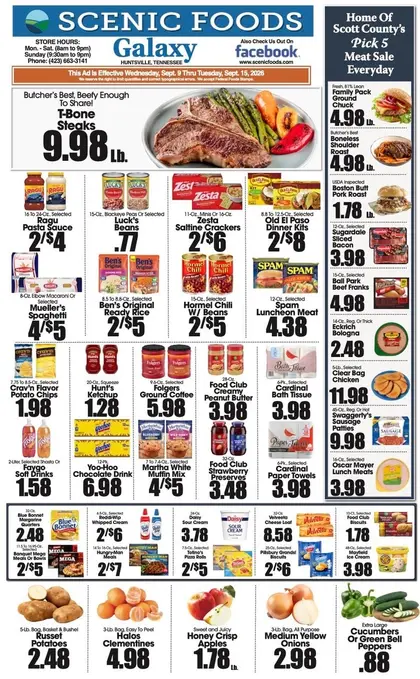 Scenic Foods Weekly Ad
