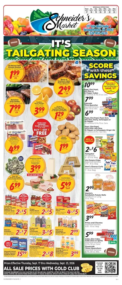 Schneider's Market of Susquehanna Weekly Ad
