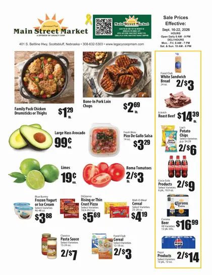 Scottsbluff Main Street Market Fall Flavors and Fabulous Savings at Main Street Market! Weekly Ad